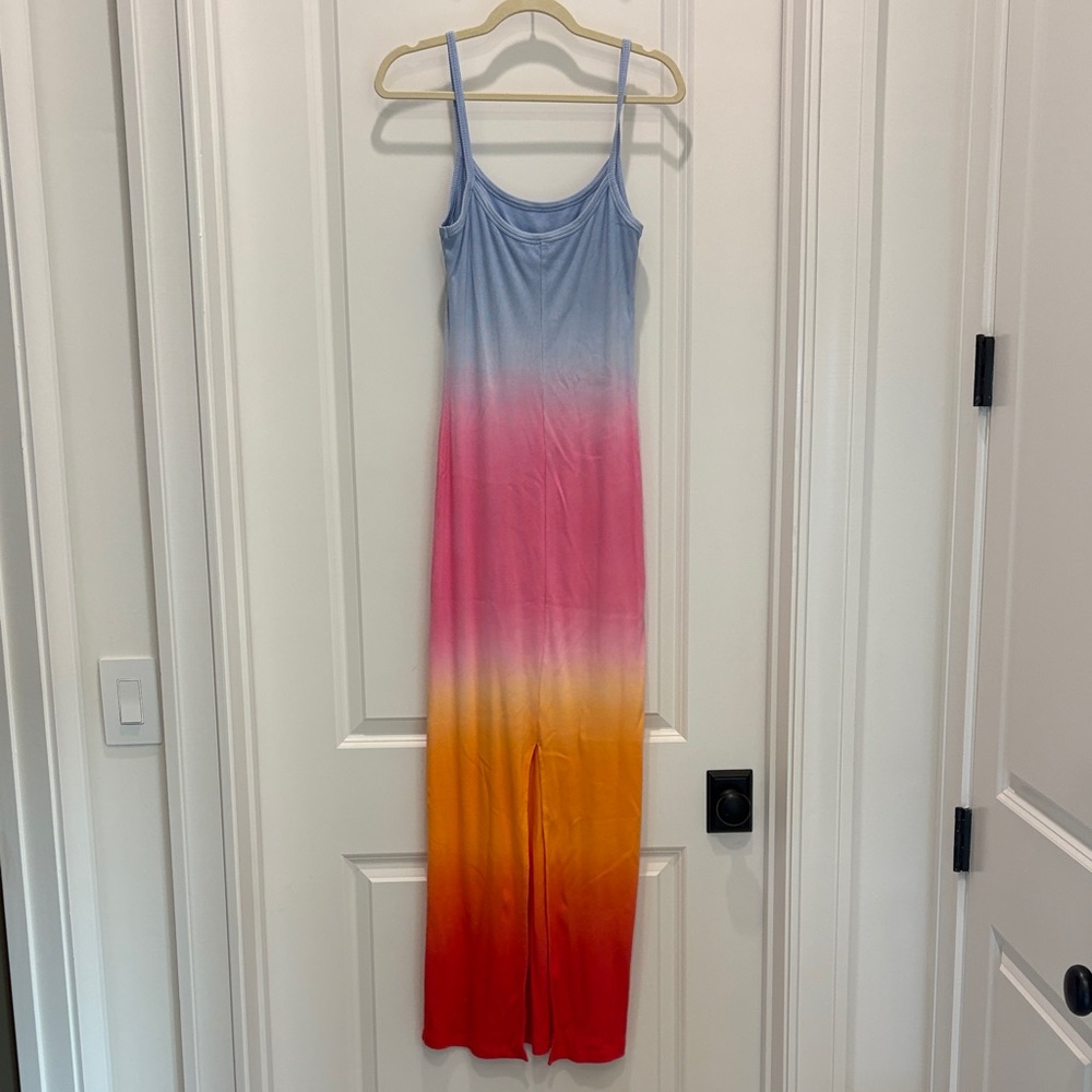 Gradient Maxi Dress - Blue, Pink, Orange - Picture 2 of 2